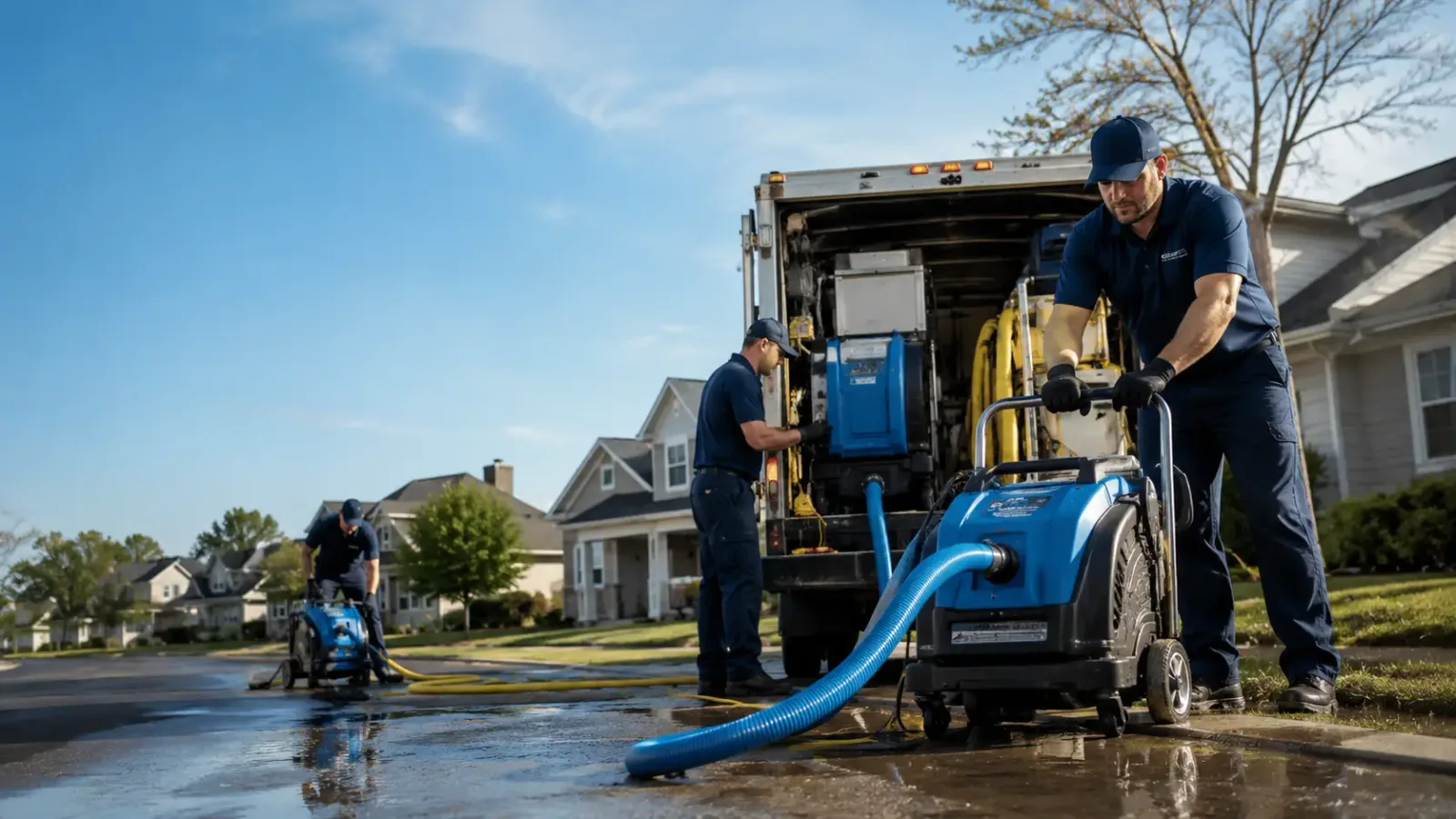 Flood Damage Cleanup in Model, CO